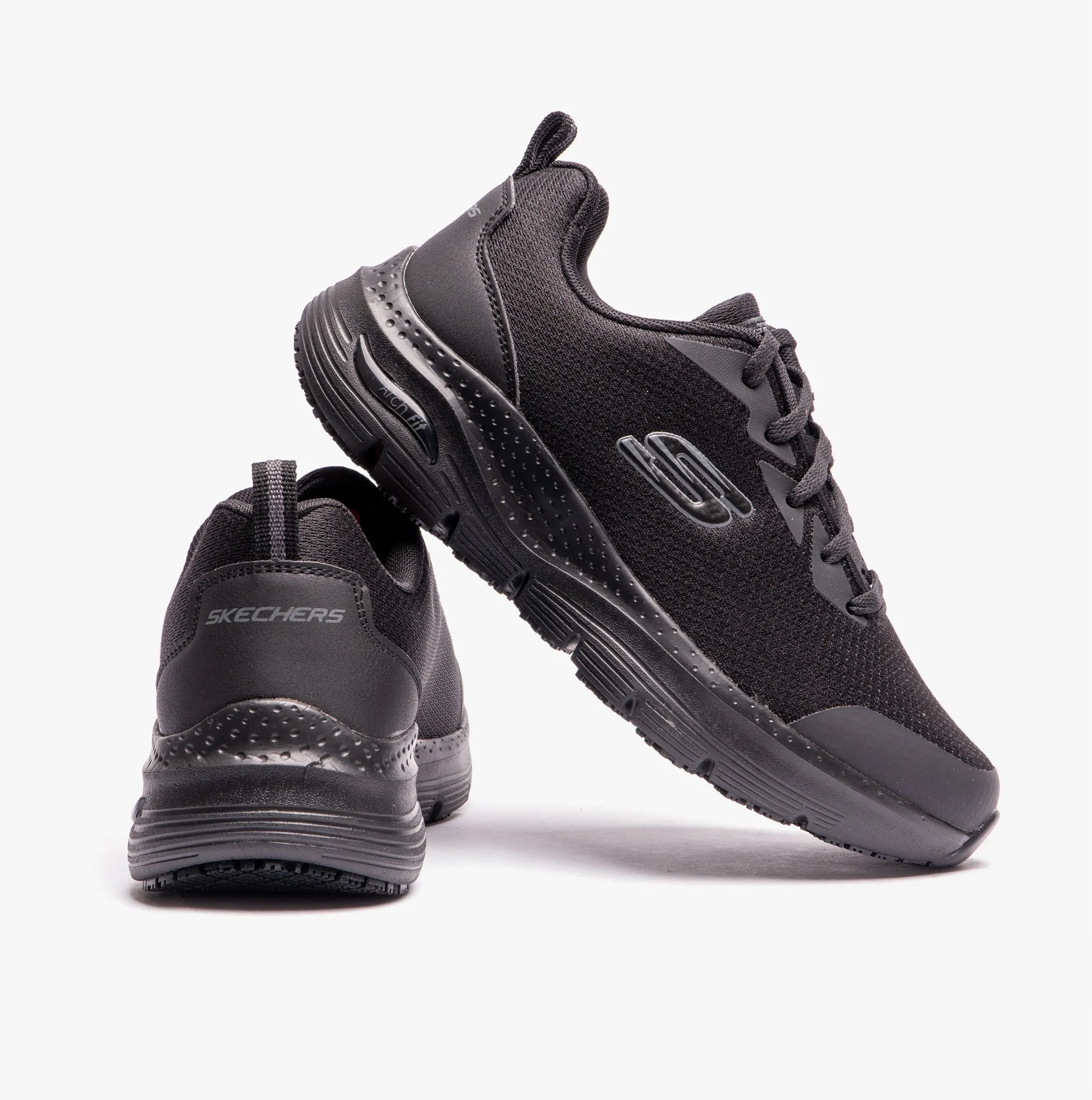 Skechers Work 108019EC ARCH FIT SR Womens Occupational Trainers Black sold by Shuperb product image thumbnail 2