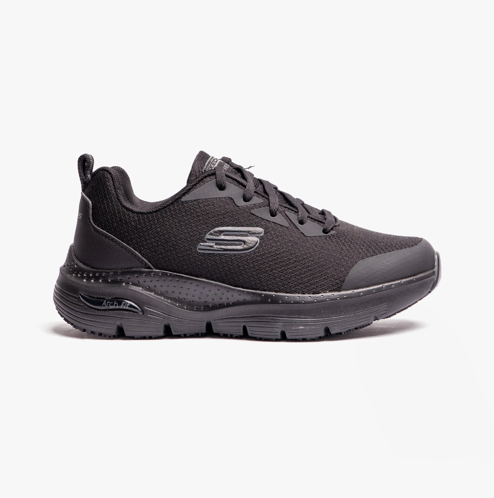 Skechers Work 108019EC ARCH FIT SR Womens Occupational Trainers Black sold by Shuperb