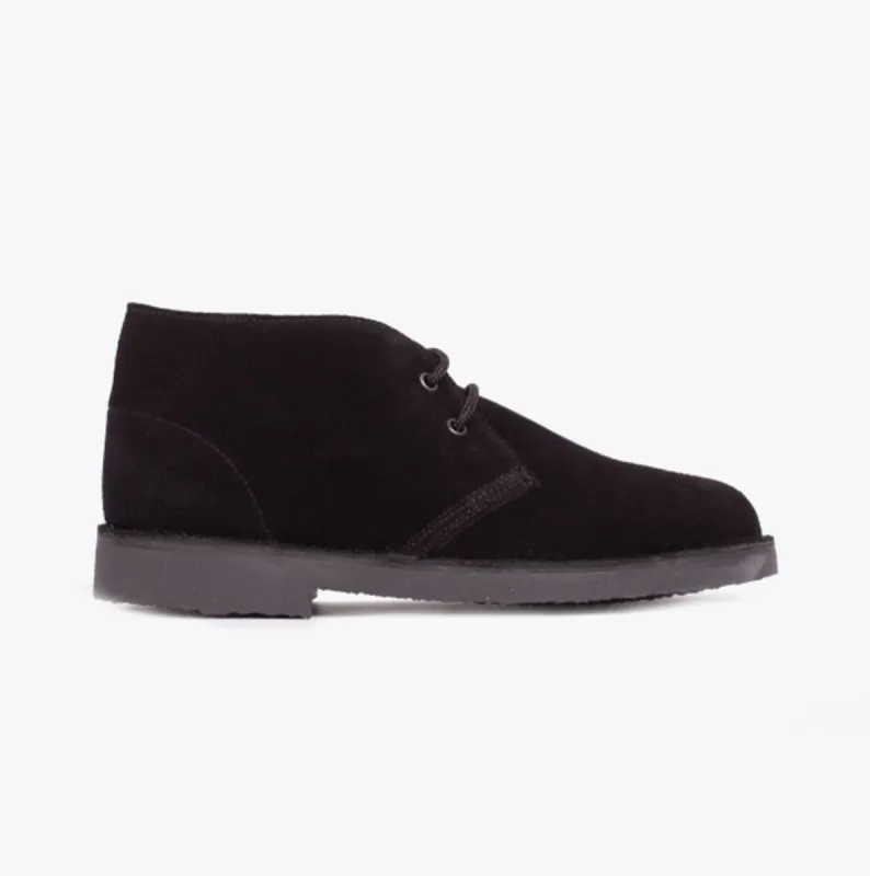 Roamers M467AS Unisex Desert Boots Black sold by Shuperb