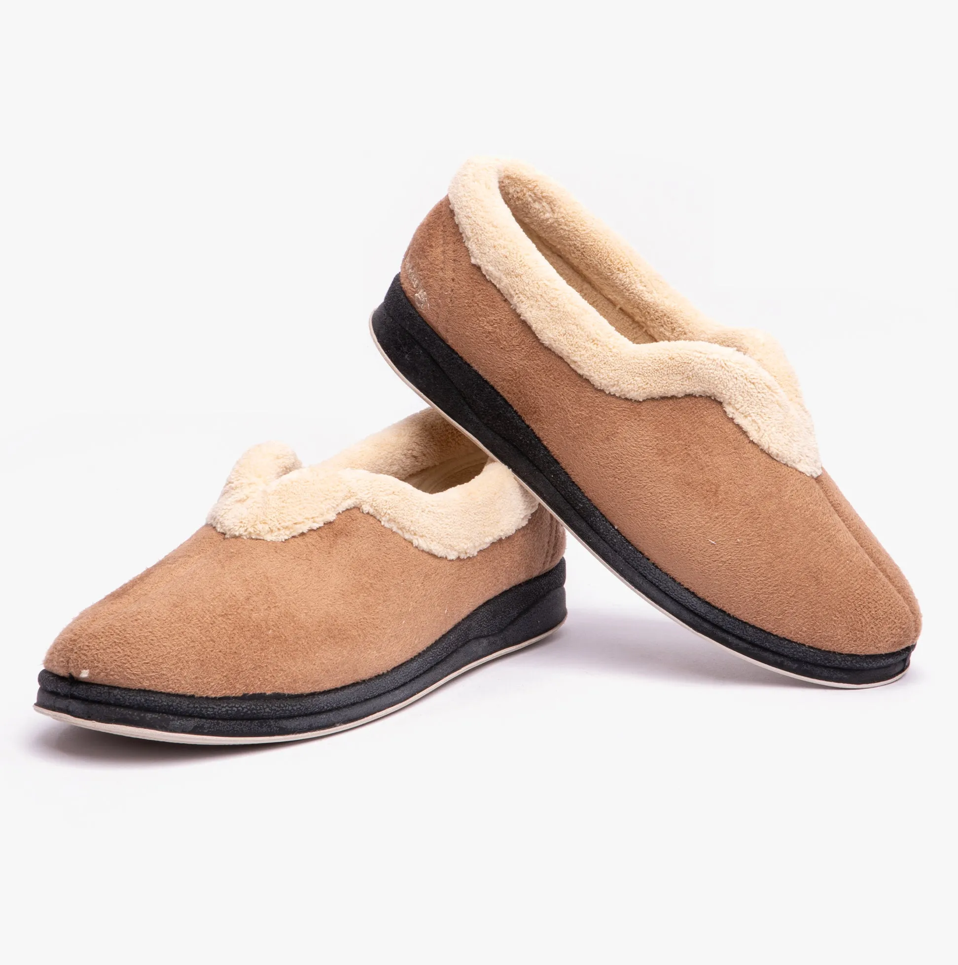 Padders CARMEN Womens (2E Fit) Full Slippers Camel sold by Shuperb product image thumbnail 2