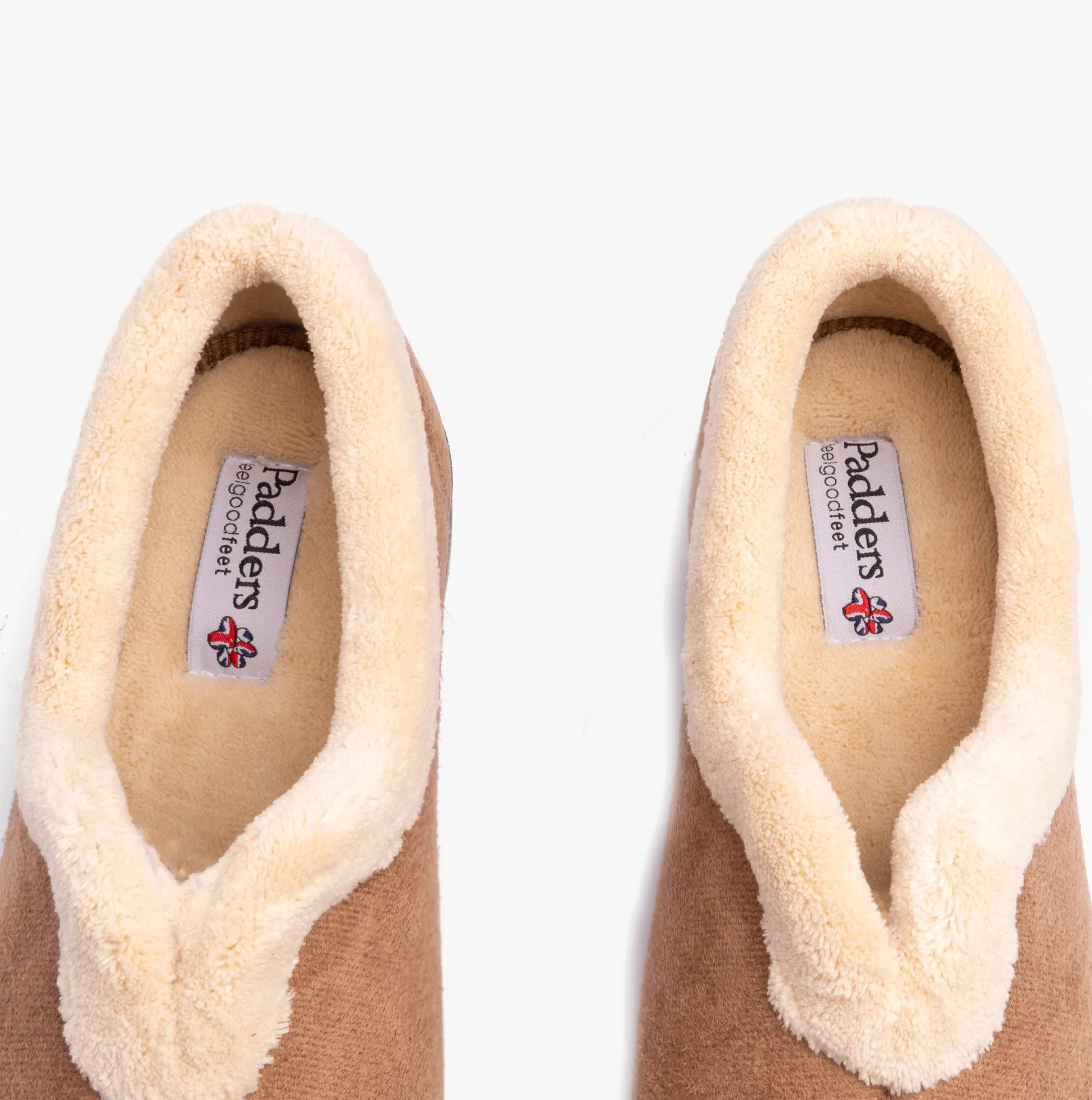 Padders CARMEN Womens (2E Fit) Full Slippers Camel sold by Shuperb product image thumbnail 4