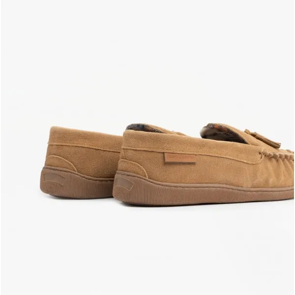 Hush Puppies LINUS Mens Suede Moccasins Tan sold by Shuperb product image thumbnail 5