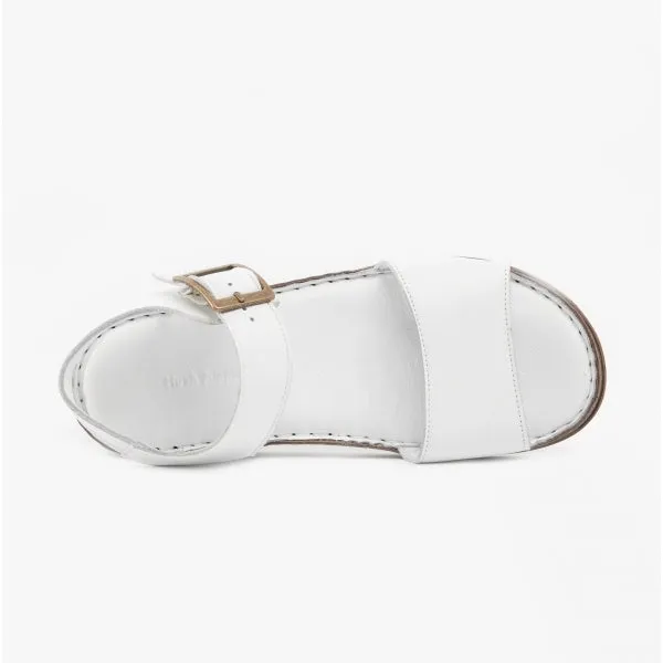 Hush Puppies ELLIE Womens Leather Sandals White sold by Shuperb product image thumbnail 4