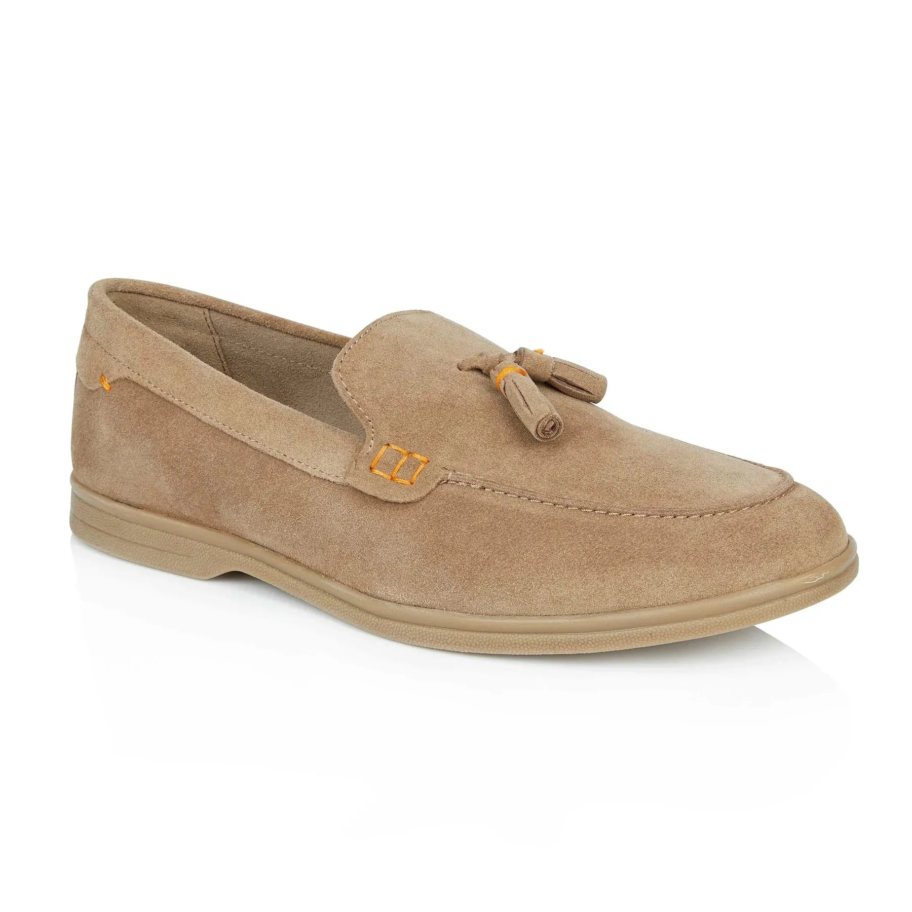 WEMBLEY Mens Loafers Beige sold by Shuperb