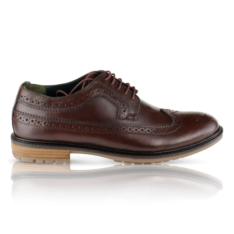 Silver Street London FENCHURCH Mens Shoes Red made by Shuperb