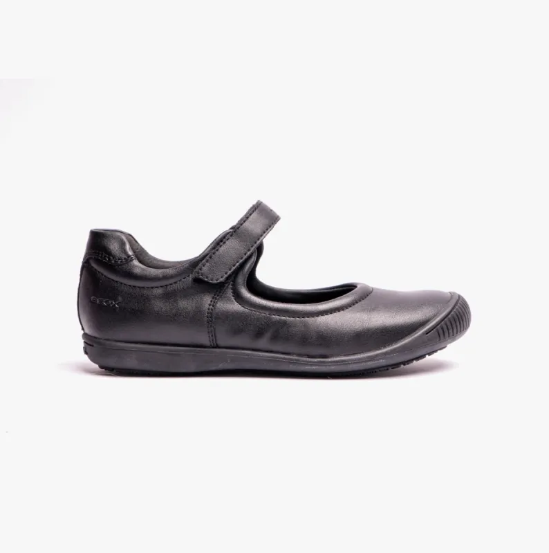 GIOIA A Girls Touch Fasten School Shoes Black sold by Shuperb