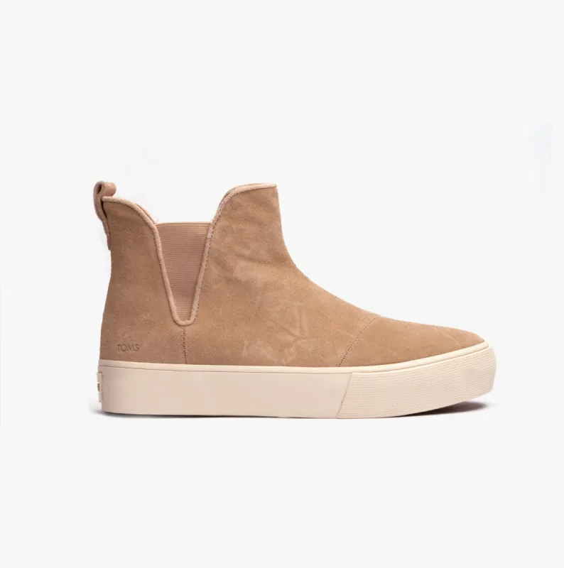 TOMS FENIX PLATFORM CHELSEA Womens Sneakers Oatmeal sold by Shuperb