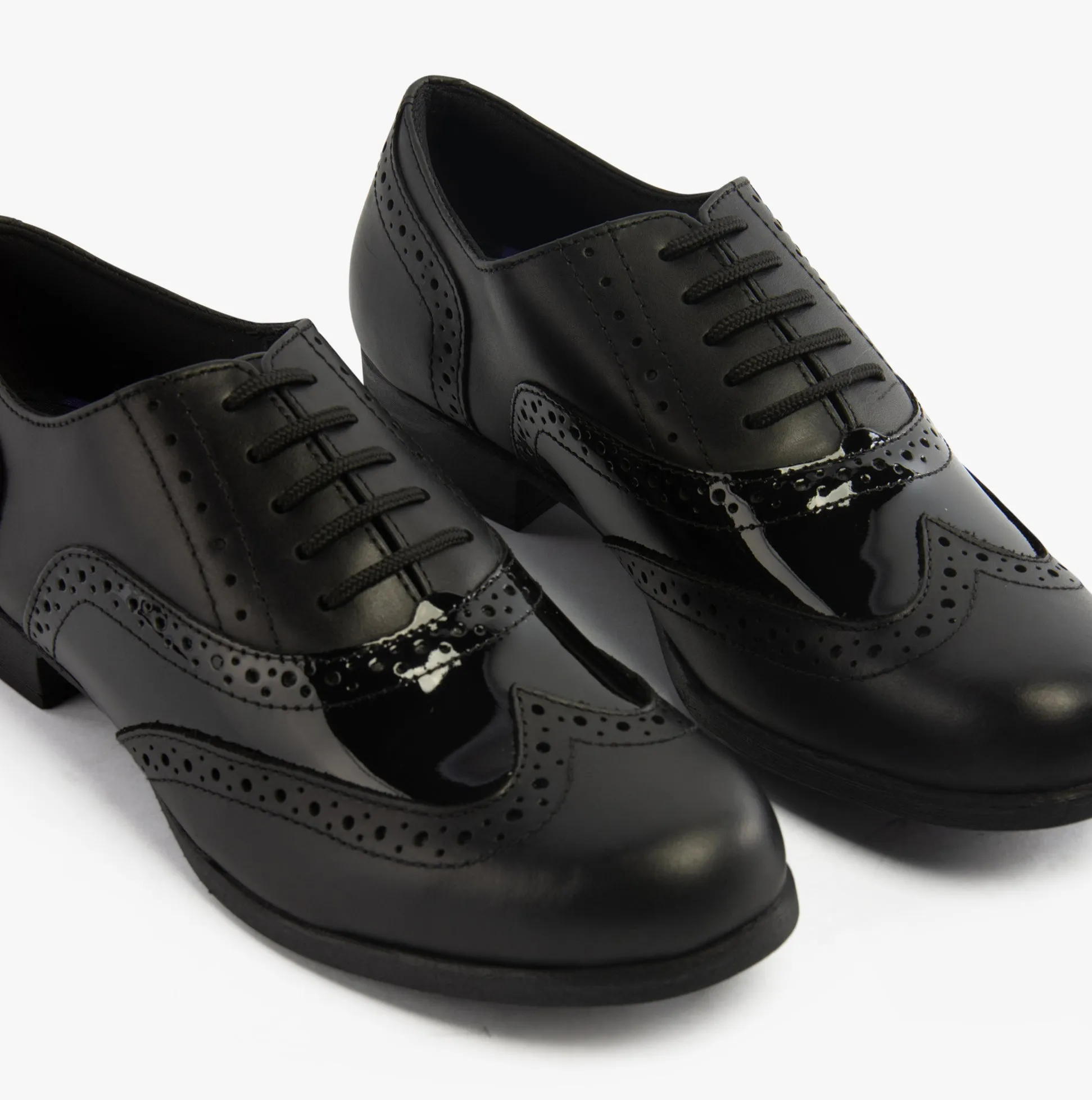 Hush Puppies KADA Girls Leather School Shoes Black sold by Shuperb product image thumbnail 3