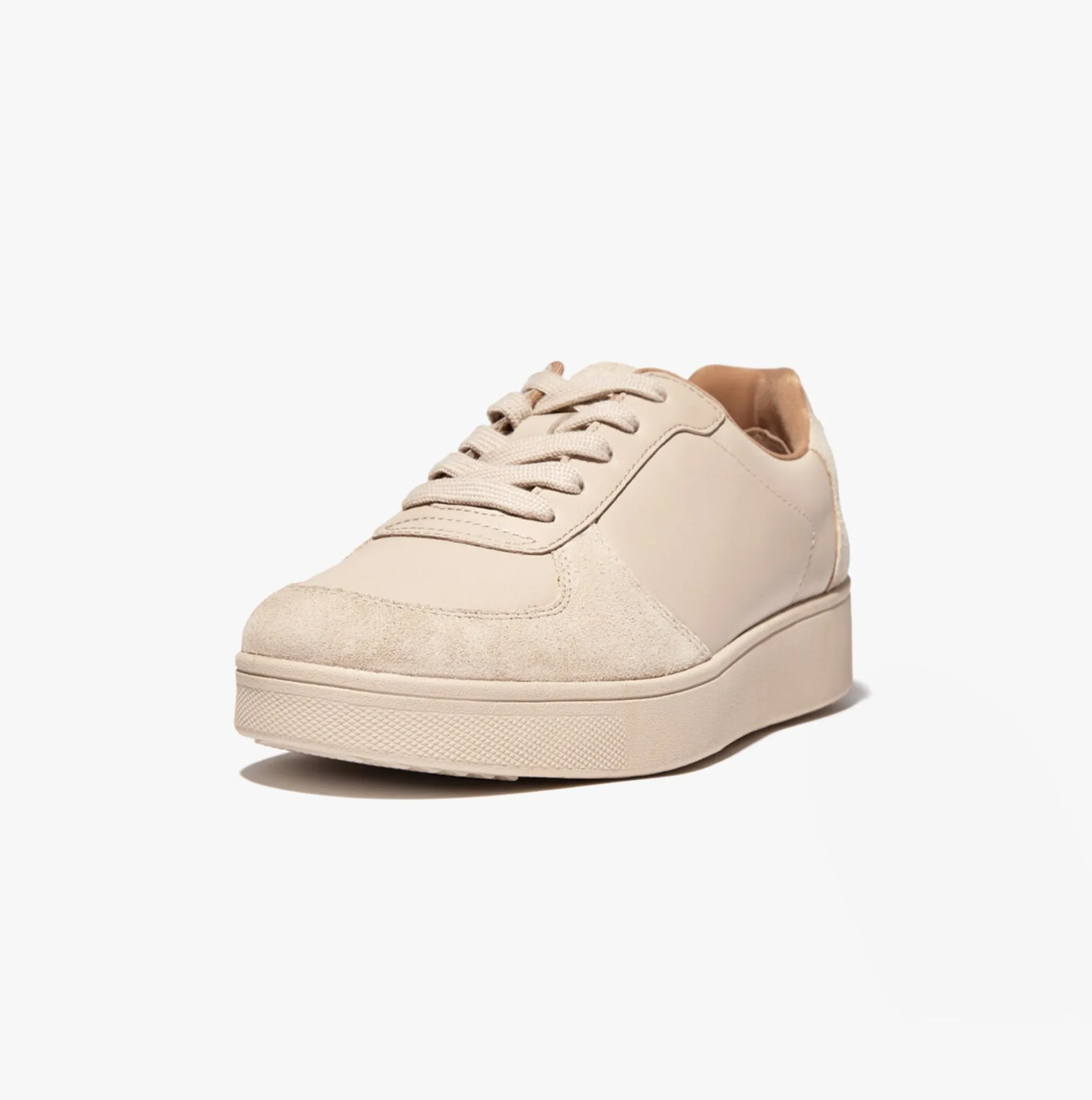 RALLY PANEL Ladies Leather Trainers Stone Beige sold by Shuperb product image thumbnail 4