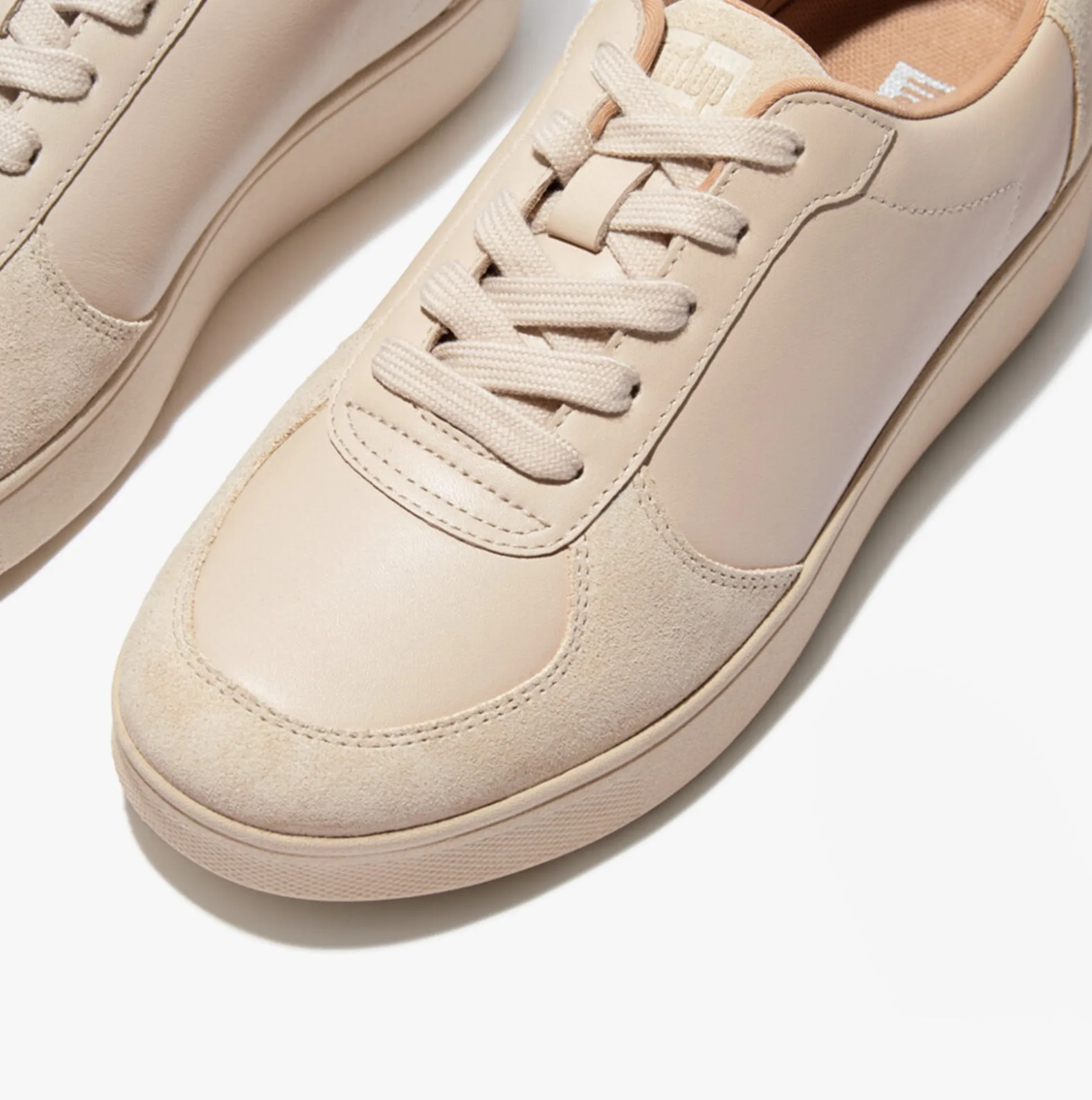 RALLY PANEL Ladies Leather Trainers Stone Beige sold by Shuperb product image thumbnail 2