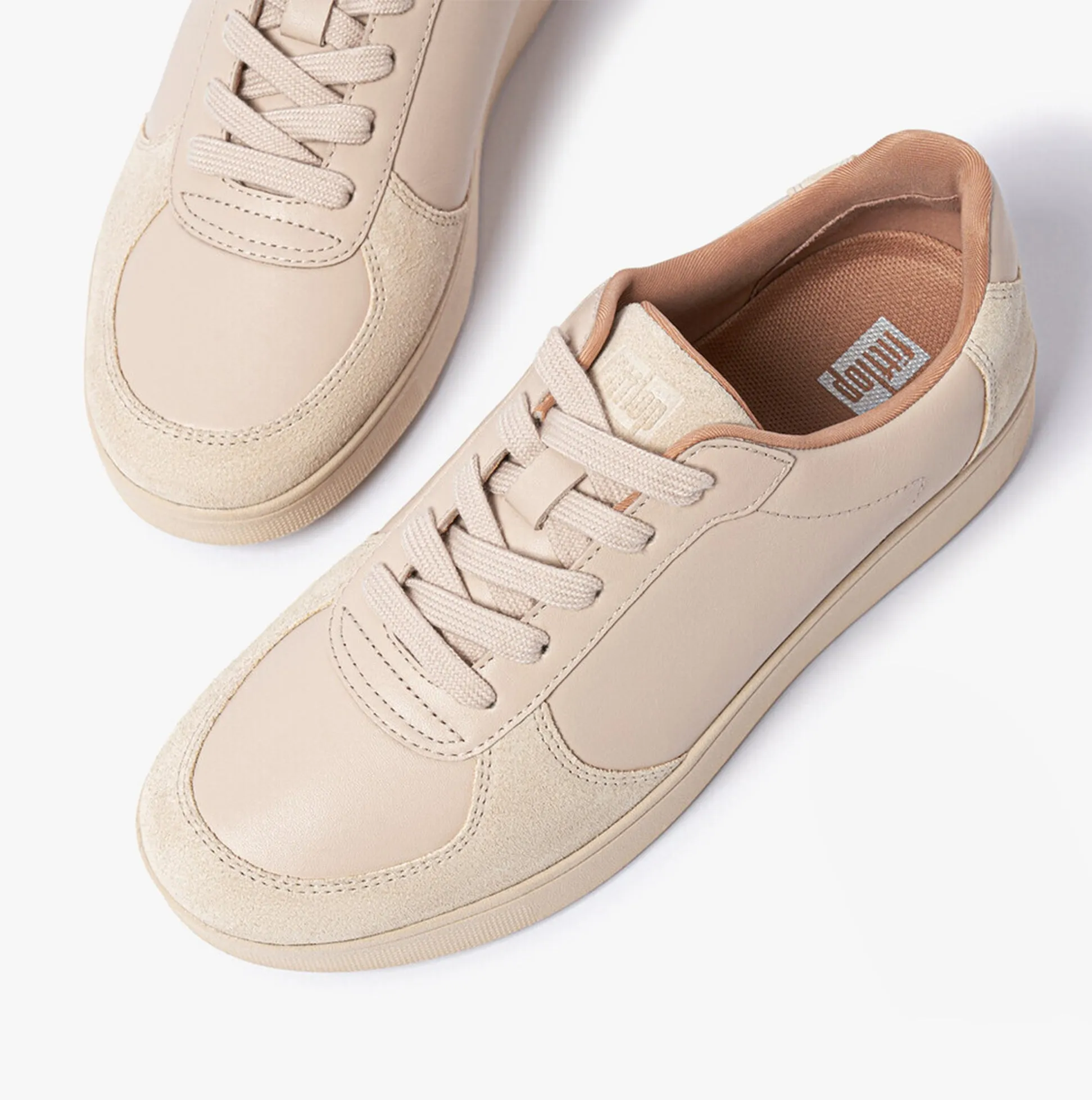 RALLY PANEL Ladies Leather Trainers Stone Beige sold by Shuperb product image thumbnail 5