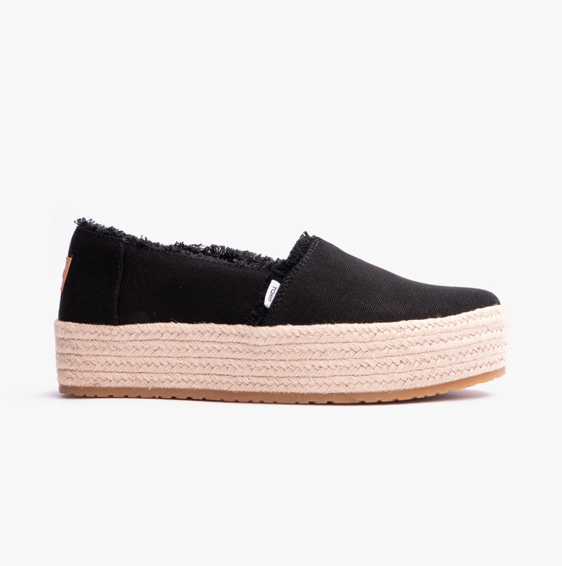TOMS VALENCIA Womens Espadrilles Black sold by Shuperb