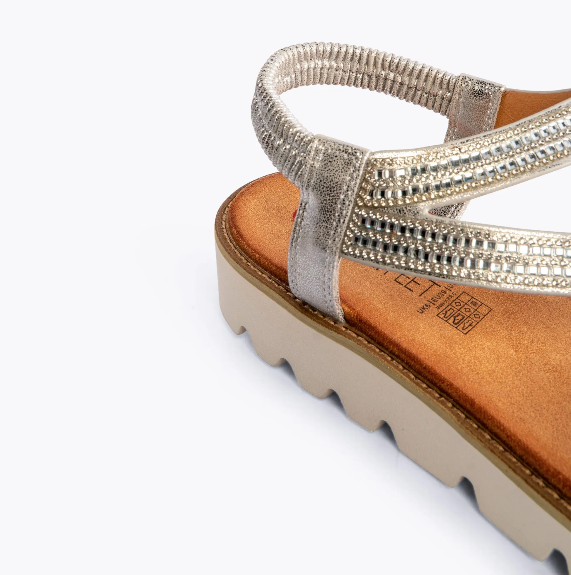 Heavenly Feet FRESCO Womens Sandals Silver sold by Shuperb product image thumbnail 5