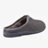 Hush Puppies ASHTON Mens Suede Slippers Grey sold by Shuperb