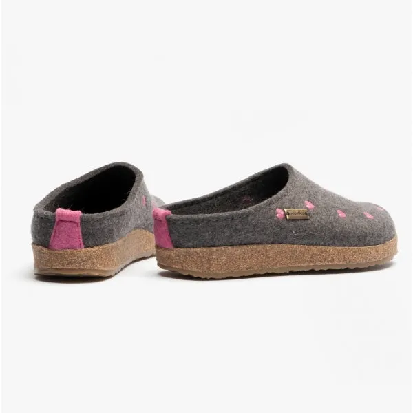 Haflinger CUORICINI Womens Wool Slippers Anthracite sold by Shuperb product image thumbnail 3