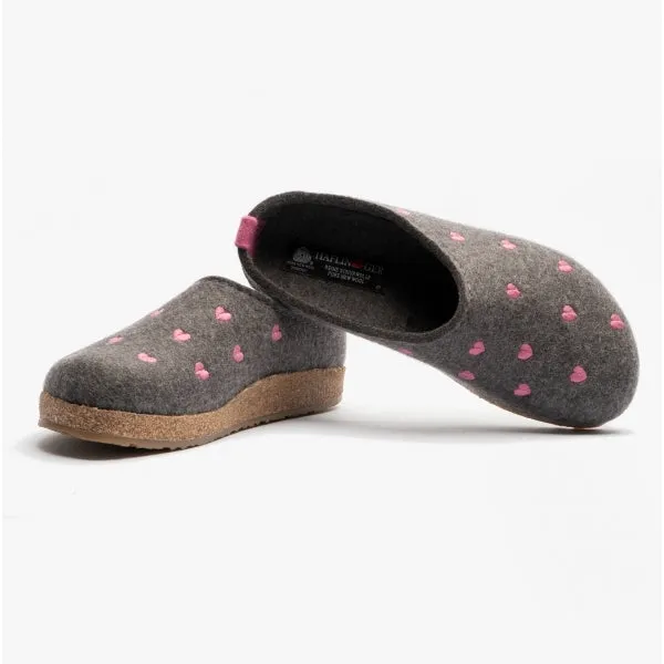 Haflinger CUORICINI Womens Wool Slippers Anthracite sold by Shuperb product image thumbnail 4