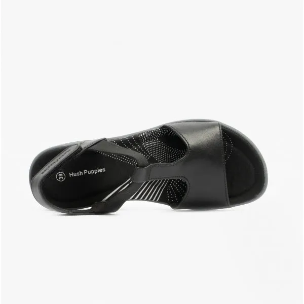 Hush Puppies SYLVIE Womens Leather Sandals Black sold by Shuperb product image thumbnail 5