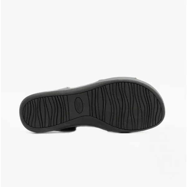 Hush Puppies SYLVIE Womens Leather Sandals Black sold by Shuperb product image thumbnail 4