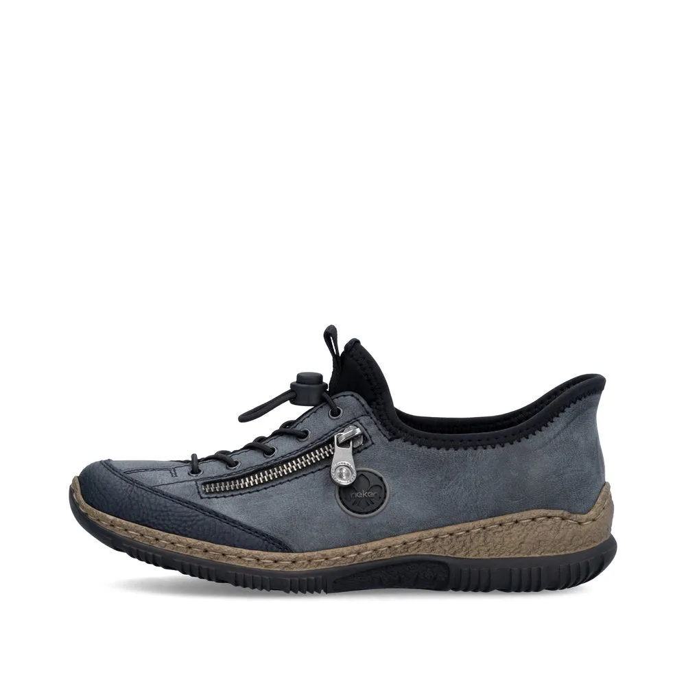 Rieker N3267-14 Womens Shoes Blue sold by Shuperb