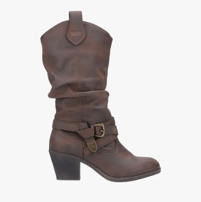 Rocket Dog SIDESTEP Womens Western Boots Brown sold by Shuperb