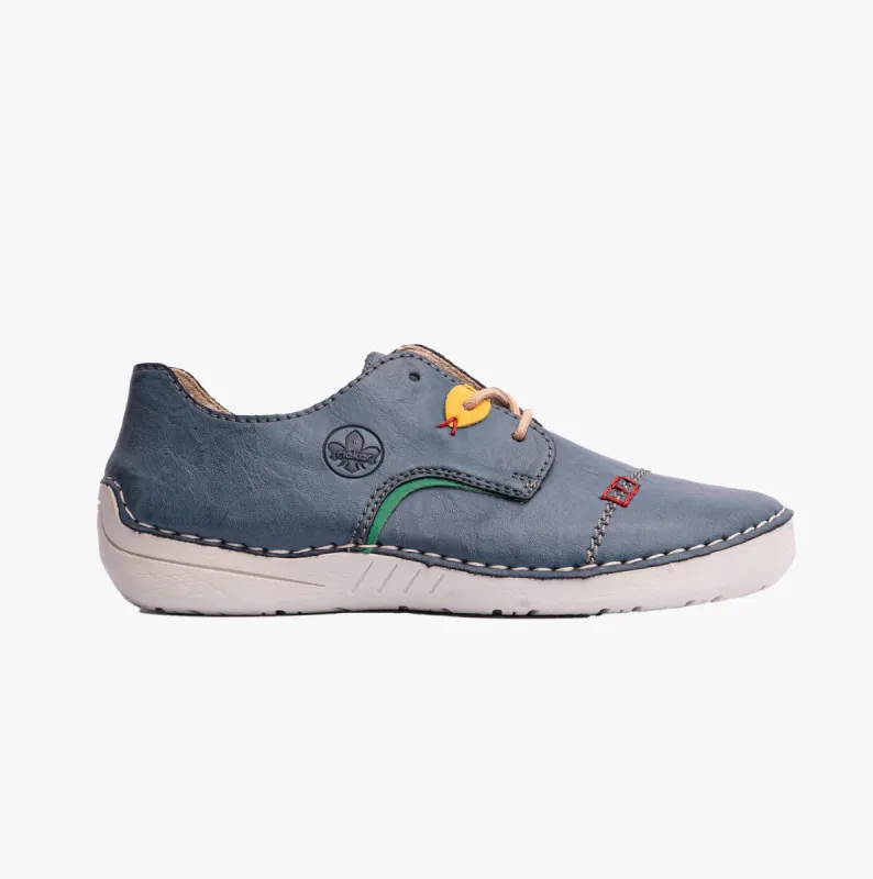 Rieker 52528-14 Womens Shoes Blue sold by Shuperb