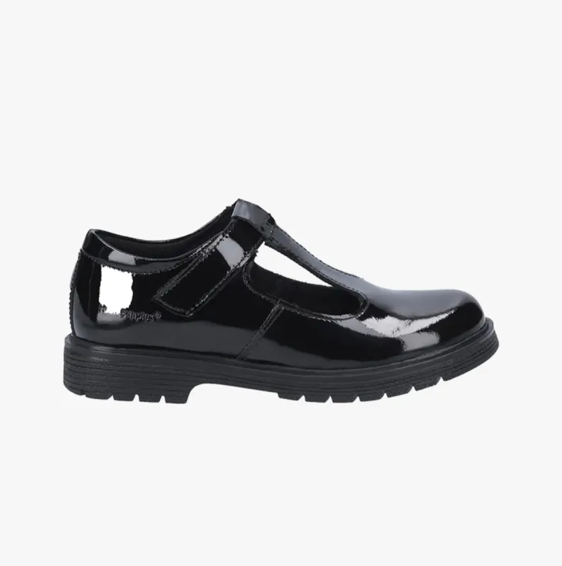 Hush Puppies GRACIE Girls Shoes Patent Black sold by Shuperb