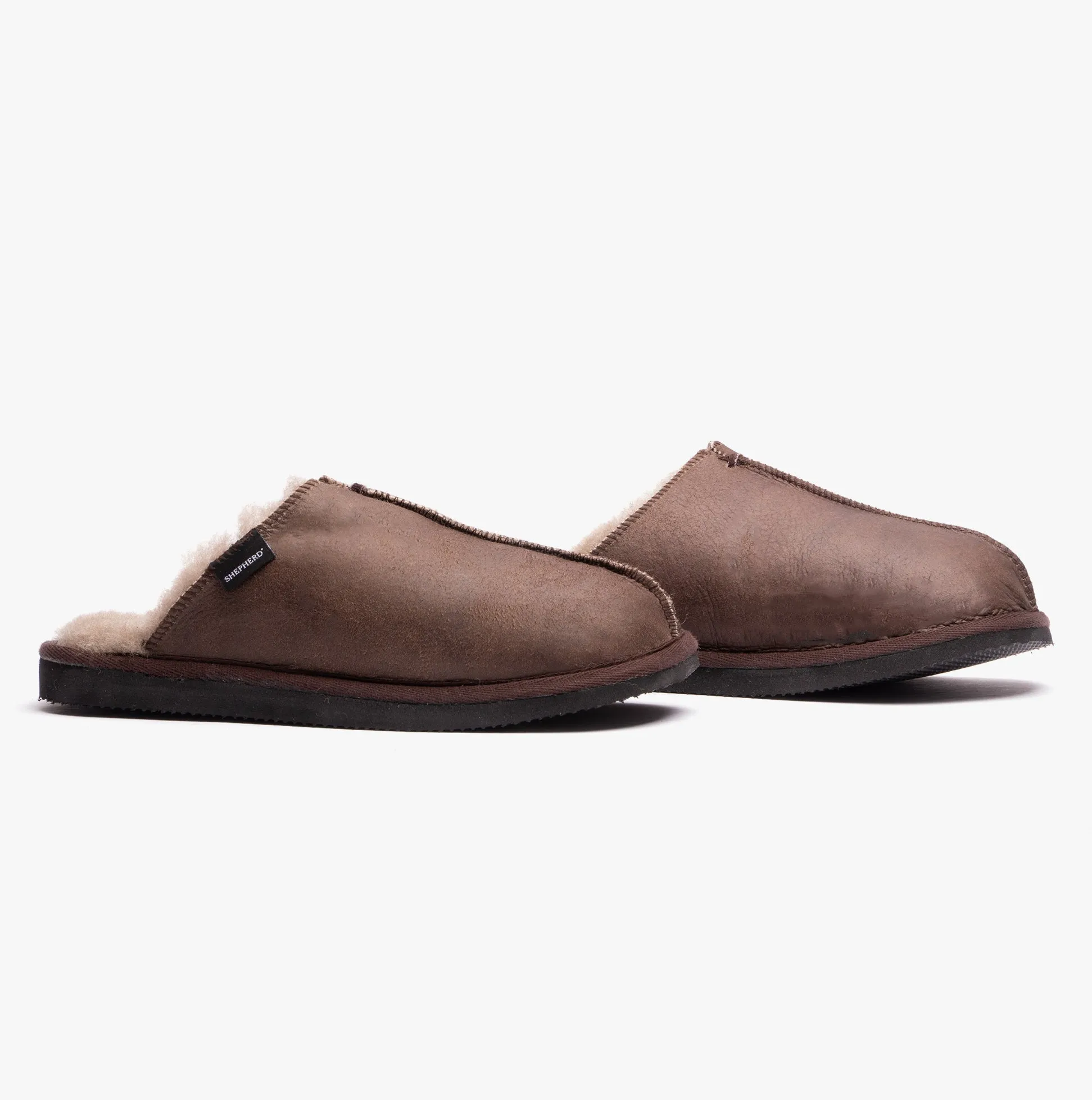 Shepherd HUGO Mens Sheepskin Mules Oiled Antique sold by Shuperb product image thumbnail 5