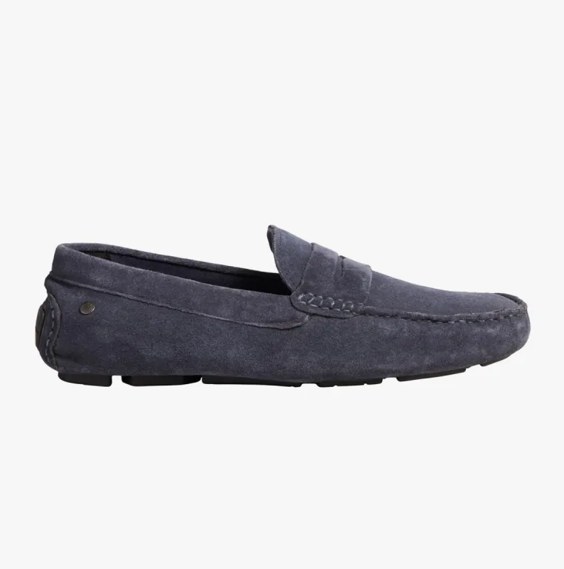 JENSEN Mens Loafers Navy sold by Shuperb