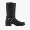 Woodland HIGH HARLEY Mens Leather Western Boots Black sold by Shuperb