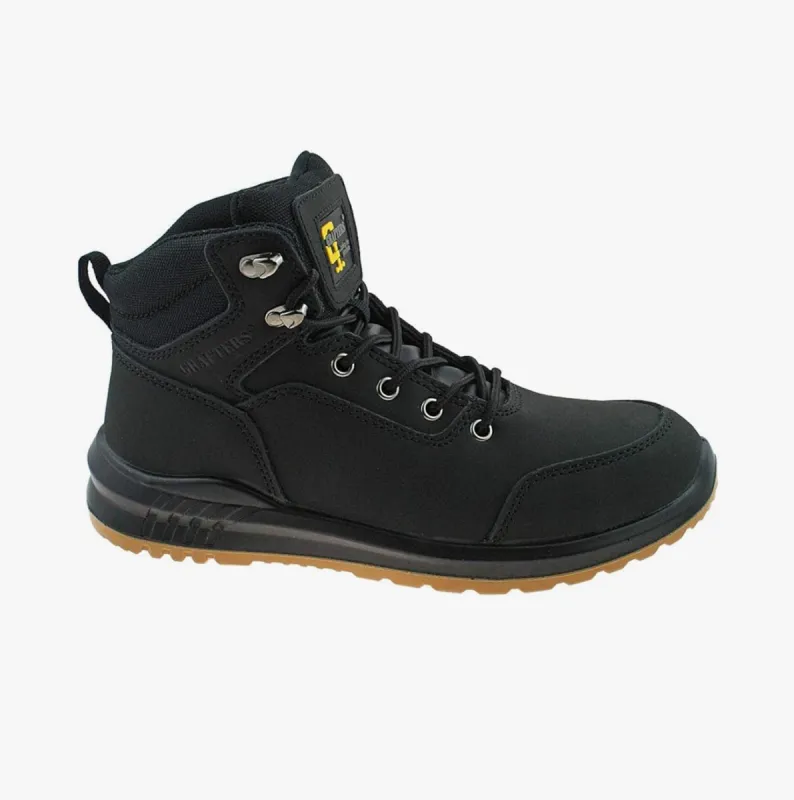 Grafters M513A Unisex Nubuck Steel Toe Boots Black sold by Shuperb