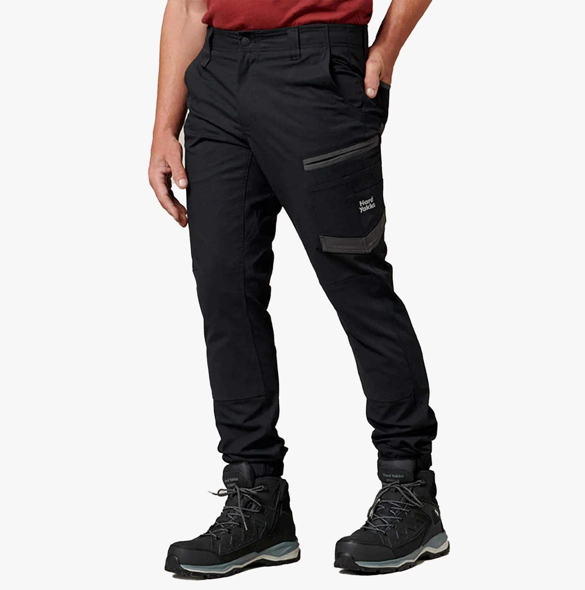 Hard Yakka RAPTOR ACTIVE Mens Work Trousers Black sold by Shuperb product image thumbnail 5
