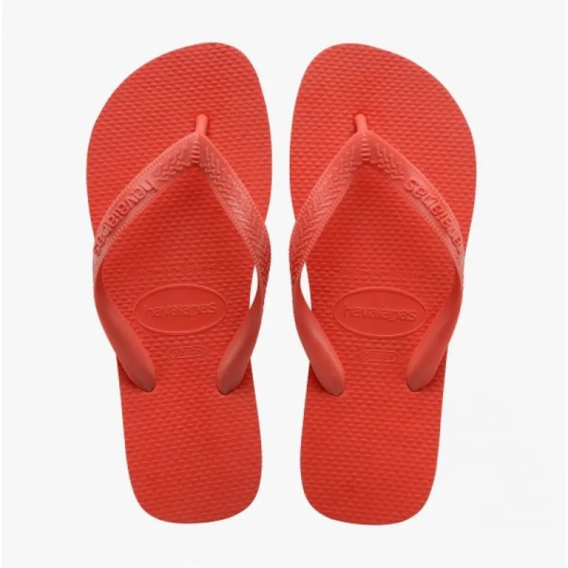 HAV TOP Unisex Flip Flops Red Crush sold by Shuperb