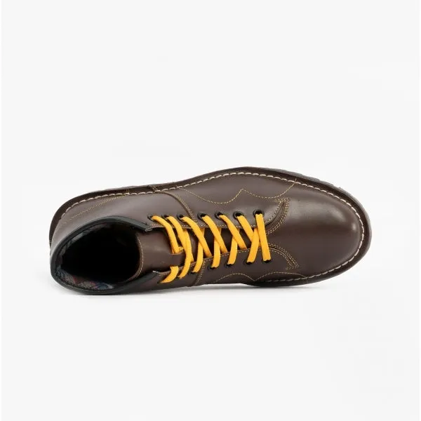 Grafters Unisex Leather Monkey Boots Wine sold by Shuperb product image thumbnail 3