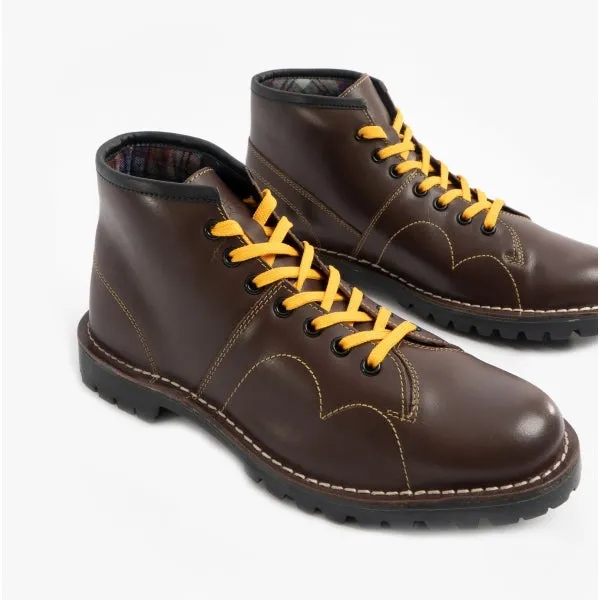 Grafters Unisex Leather Monkey Boots Wine sold by Shuperb product image thumbnail 2