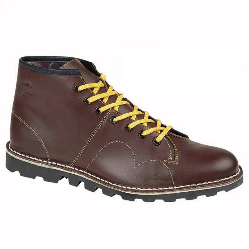 Grafters Unisex Leather Monkey Boots Wine sold by Shuperb