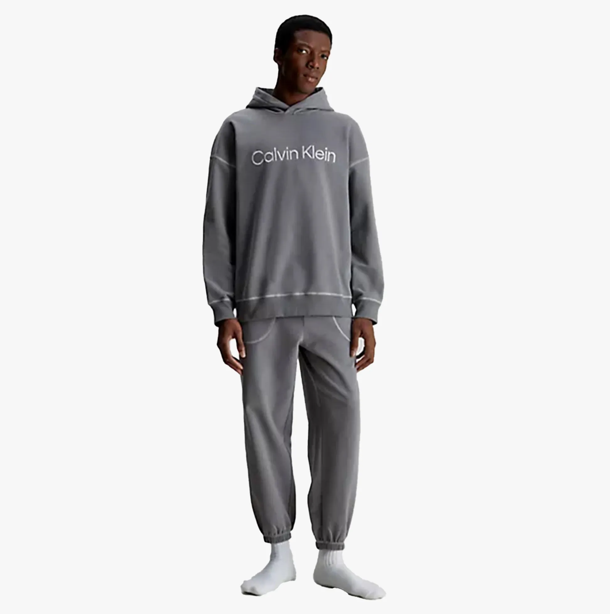 Calvin Klein FUTURE SHIFT Mens Hoodie Grey sold by Shuperb product image thumbnail 2