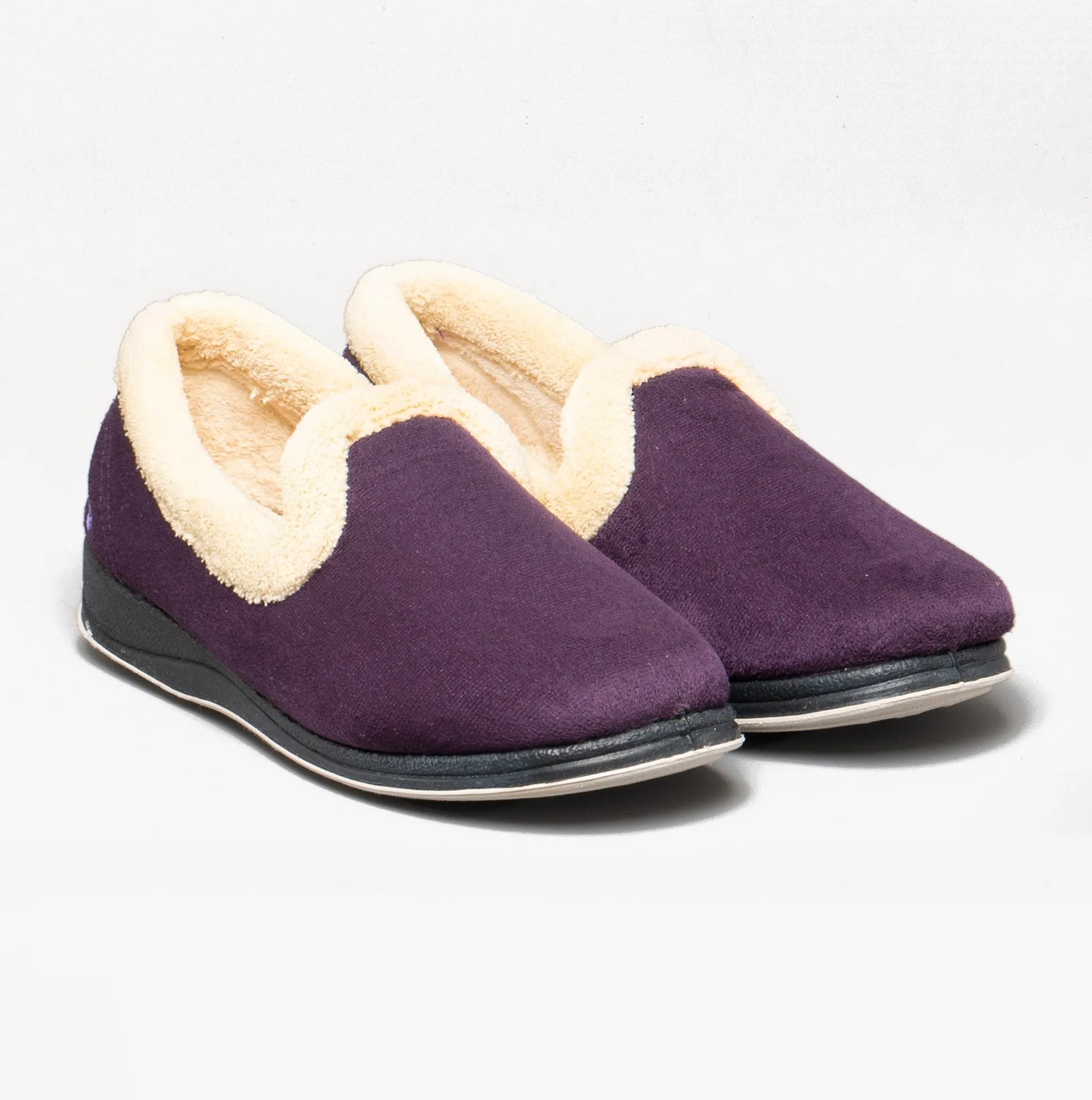 Padders REPOSE Womens (2E Fit) Full Slippers Lilac sold by Shuperb product image thumbnail 5