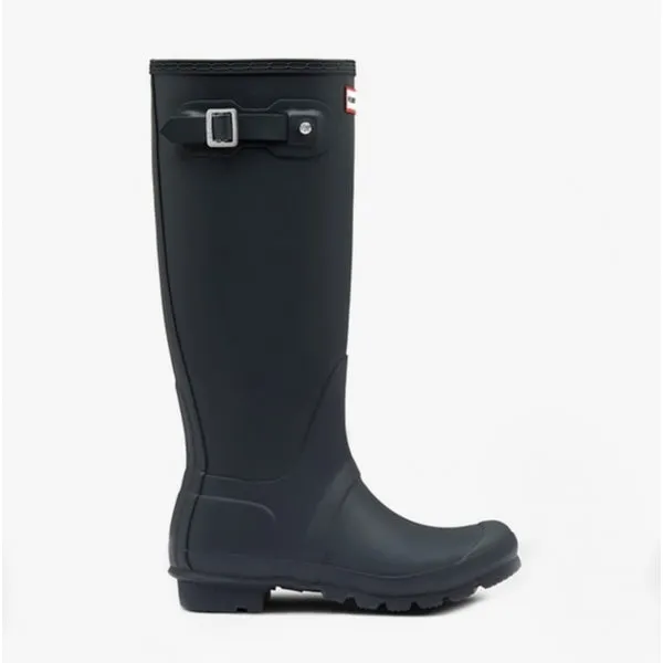 Hunter ORIGINAL TALL Womens Wellies Navy sold by Shuperb