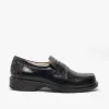 MANCHESTER Mens Leather Loafers Black sold by Shuperb