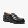 MANCHESTER Mens Leather Loafers Black sold by Shuperb
