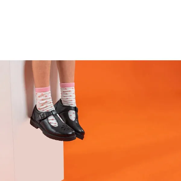 Hush Puppies FIONA Girls Leather School Shoes Black sold by Shuperb product image thumbnail 2