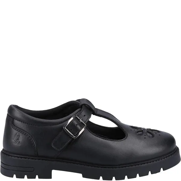 Hush Puppies FIONA Girls Leather School Shoes Black sold by Shuperb