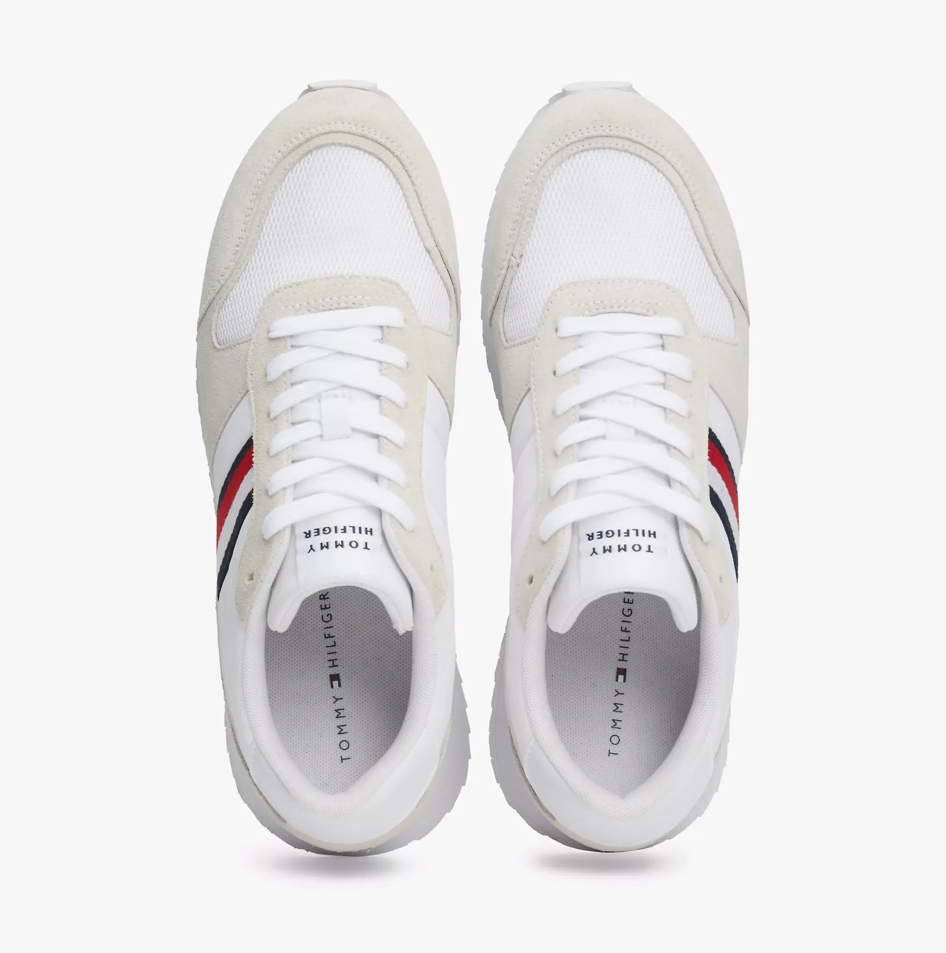 Tommy Hilfiger RUNNER EVO MIX Mens Trainers White sold by Shuperb product image thumbnail 2