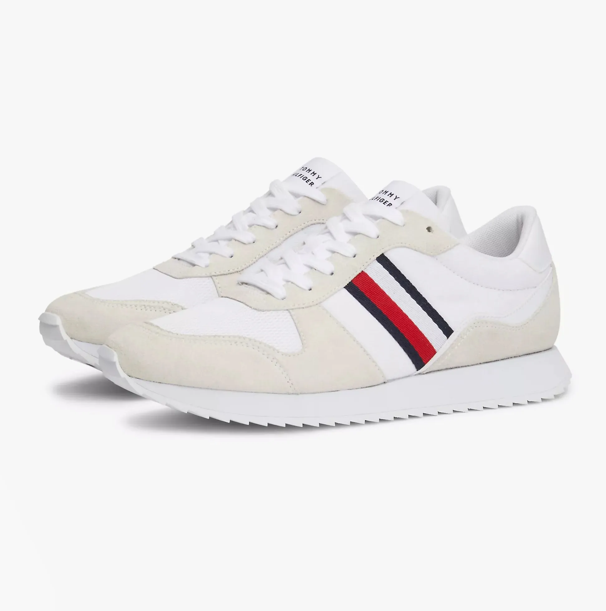 Tommy Hilfiger RUNNER EVO MIX Mens Trainers White sold by Shuperb product image thumbnail 4