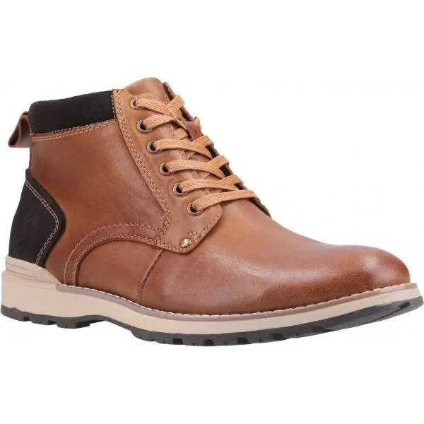 Hush Puppies DEAN Mens Waxy Nubuck Chukka Boots Tan sold by Shuperb product image thumbnail 2