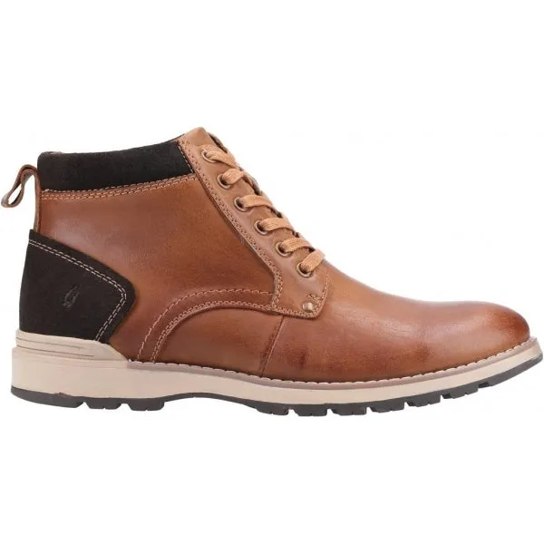 Hush Puppies DEAN Mens Waxy Nubuck Chukka Boots Tan sold by Shuperb