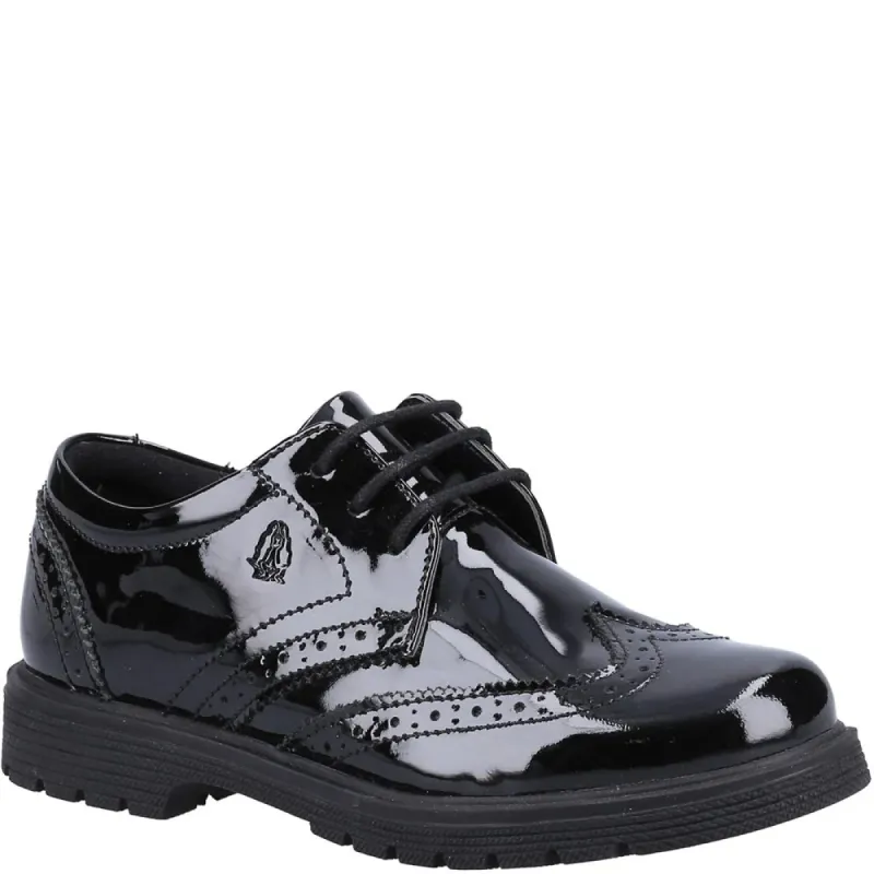SALLY PATENT SENIOR 2 Girls Shoes Black sold by Shuperb