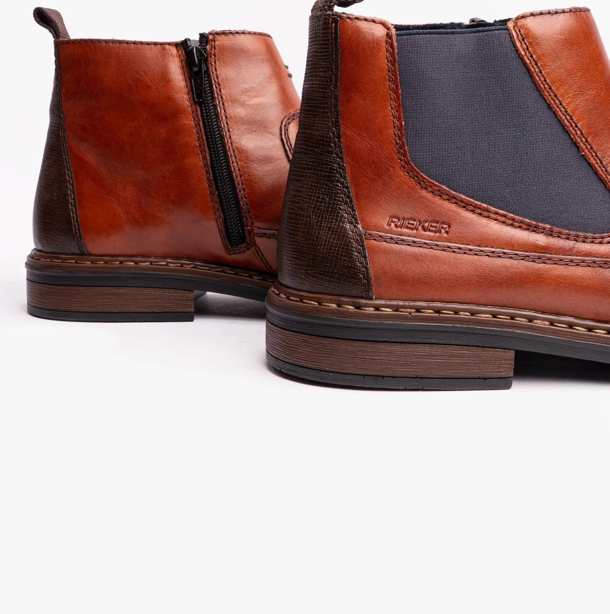 Rieker 17654-22 Mens Leather Boots Brown sold by Shuperb product image thumbnail 4