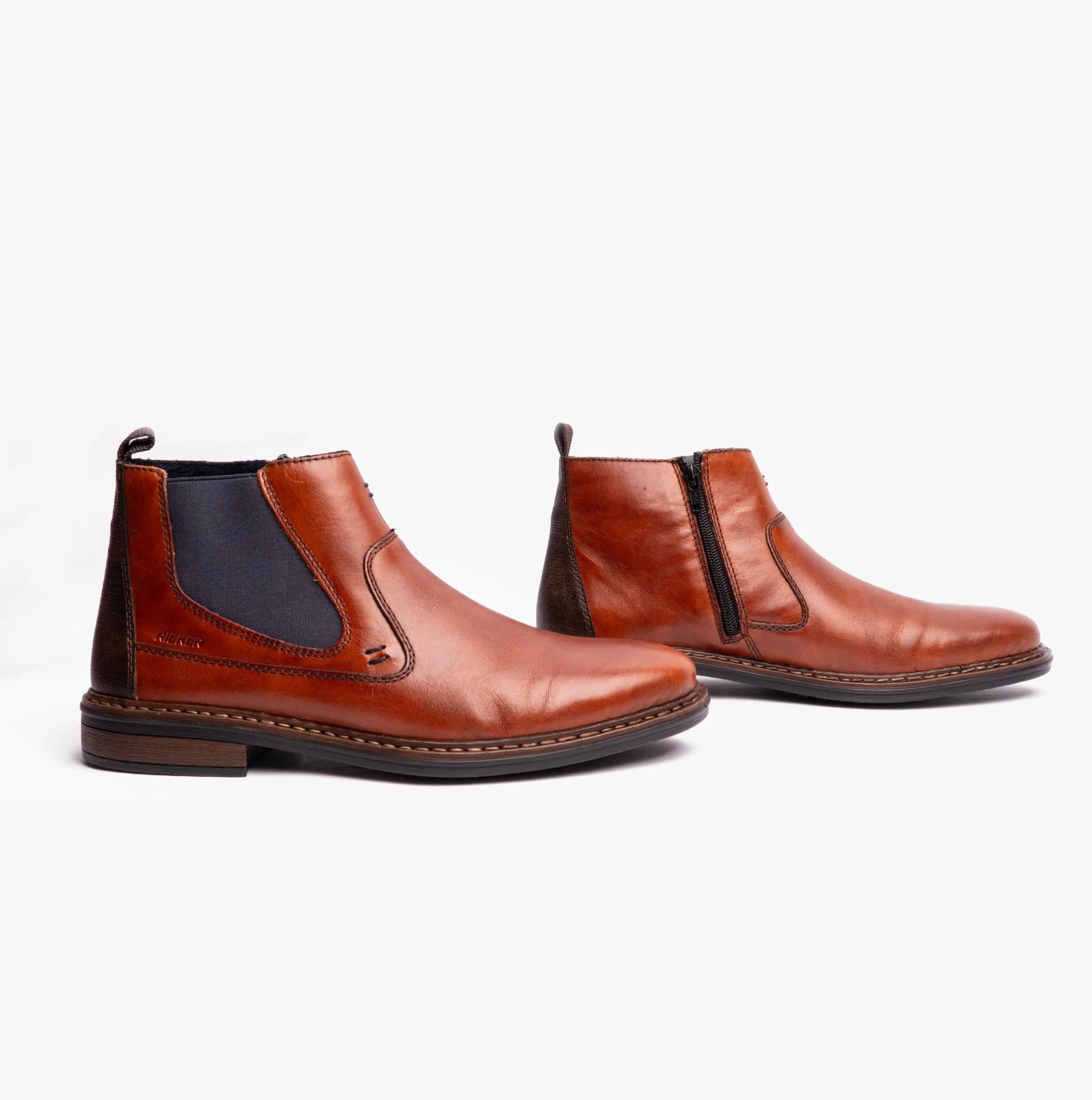 Rieker 17654-22 Mens Leather Boots Brown sold by Shuperb product image thumbnail 2