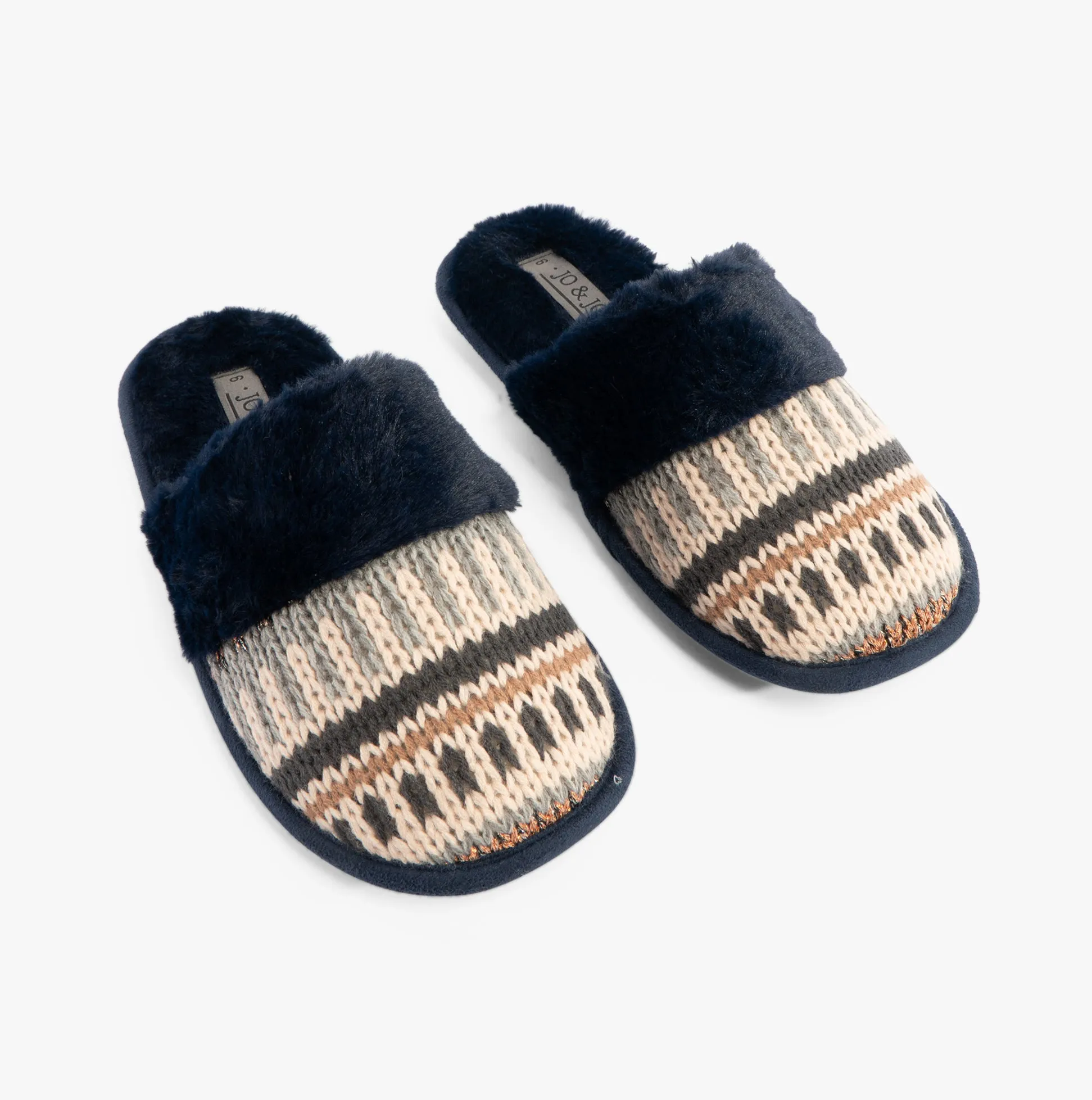 Jo & Joe ICELANDIC Womens Slippers Navy sold by Shuperb product image thumbnail 2